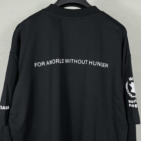 Balenciaga black printed long-sleeved T-shirt - Picture 5 of 9